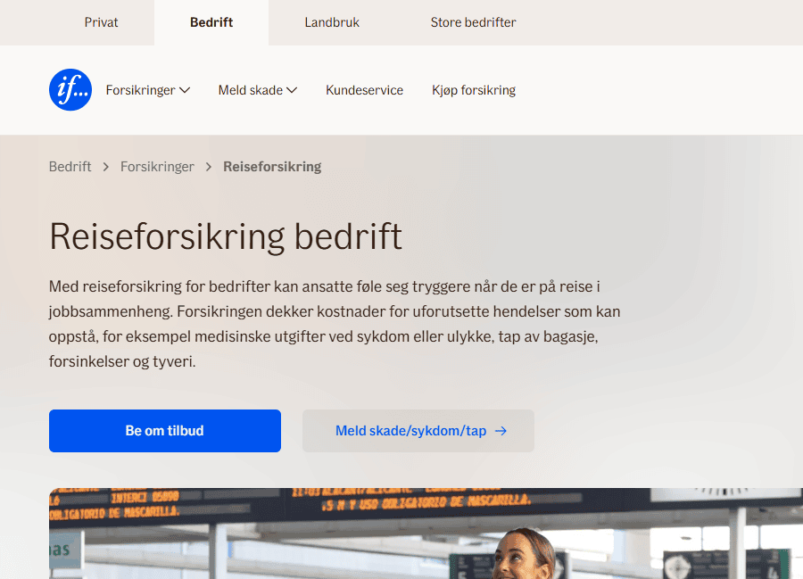 Ny leverandør av reiseforsikring